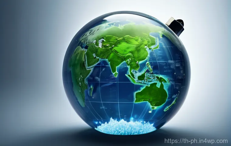 탄소예산 기반의 기후 변화 대응 전략 - **Prompt:** A conceptual digital illustration depicting the Earth as a large, transparent piggy bank...