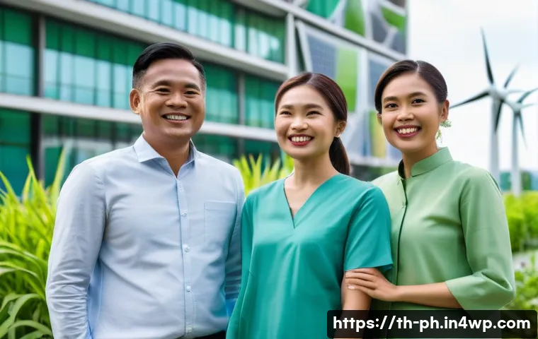 탄소예산 설계의 도전 과제 및 극복 전략 - **Prompt 1: Thailand's Vision for Net Zero 2050** "A vibrant and optimistic scene depicting a di...